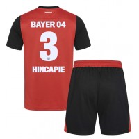 Otroški Nogometni dresi Bayer Leverkusen Piero Hincapie #3 Domači 2024-25 Kratek Rokav (+ Kratke hlače)